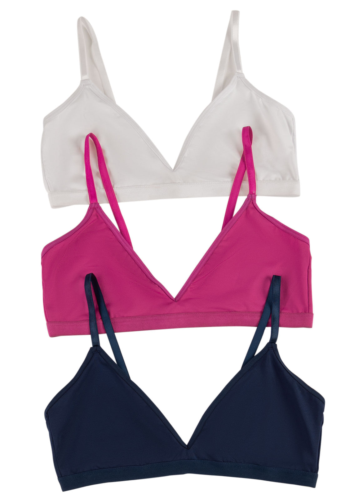 TOP PAQ X3 MUJER MULTICOLOR 9949
