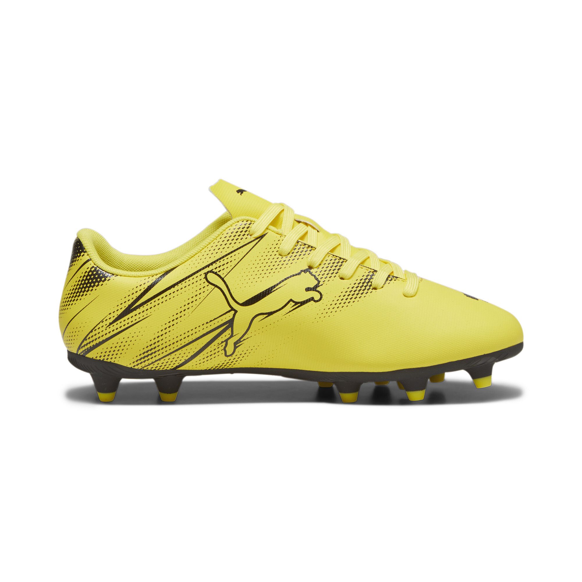 Puma Attacanto Fg Guayos amarillo de niño para futbol