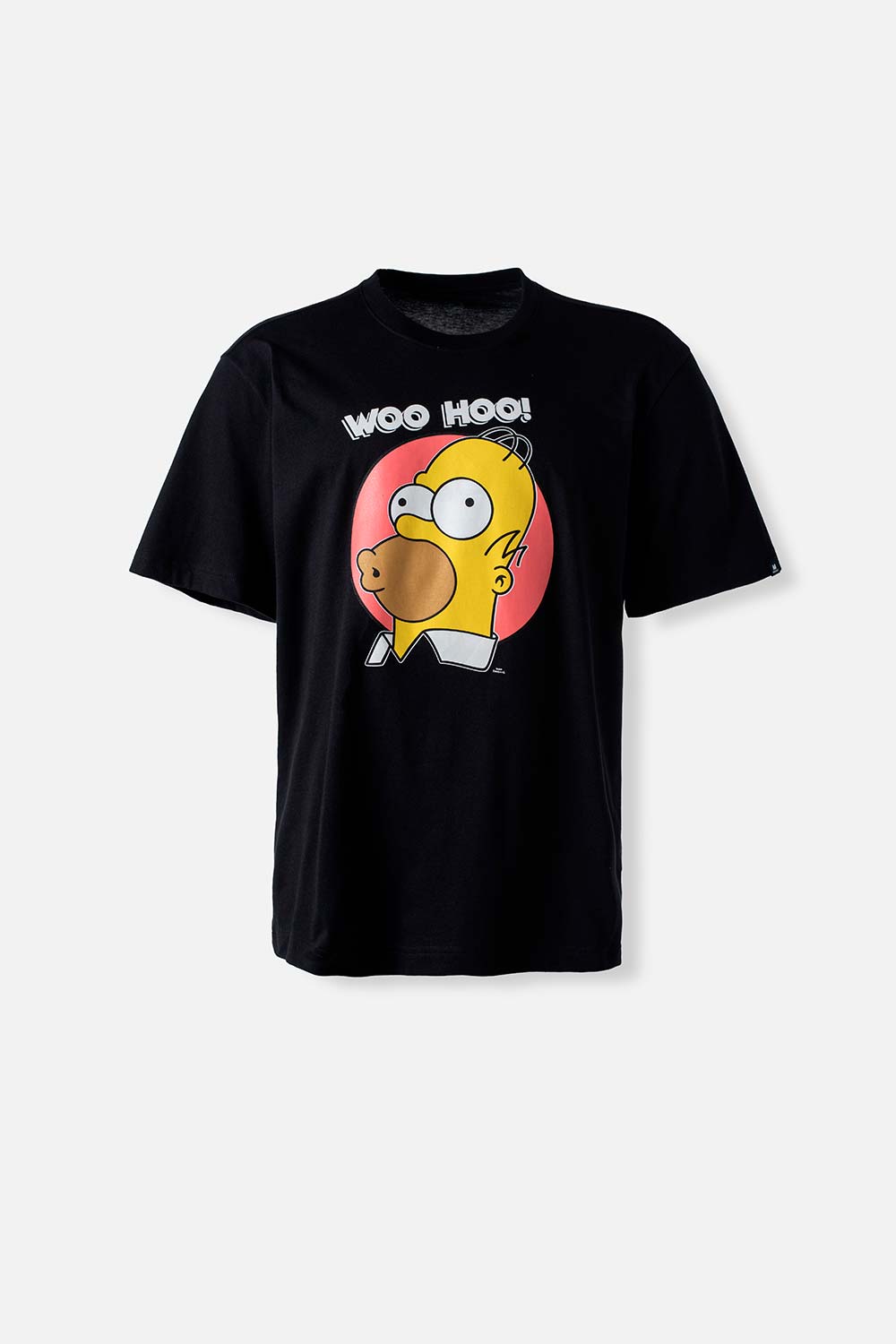 Camiseta de Simpsons manga corta negra para hombre