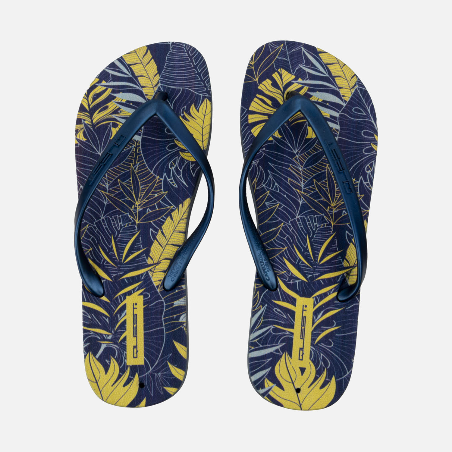 Sandalias Tres Puntadas Color Azul Profundo Para Mujer