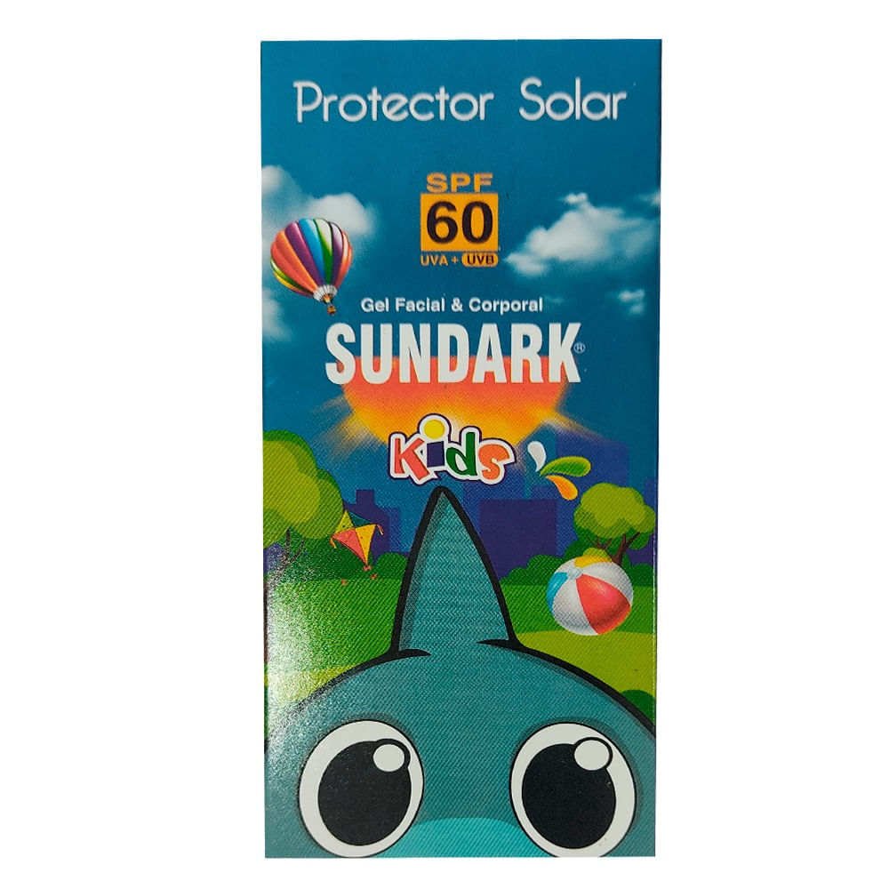 Protector Solar Sundark Kids Gel Fps 60 120Gr