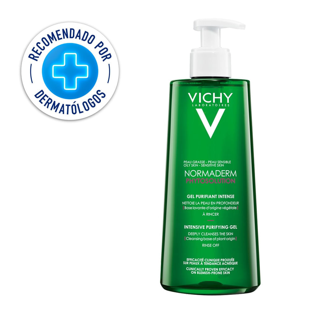 Limpiador Piel Grasa Con Imperfecciones Normaderm Phytosolution Gel Vichy X 400Ml