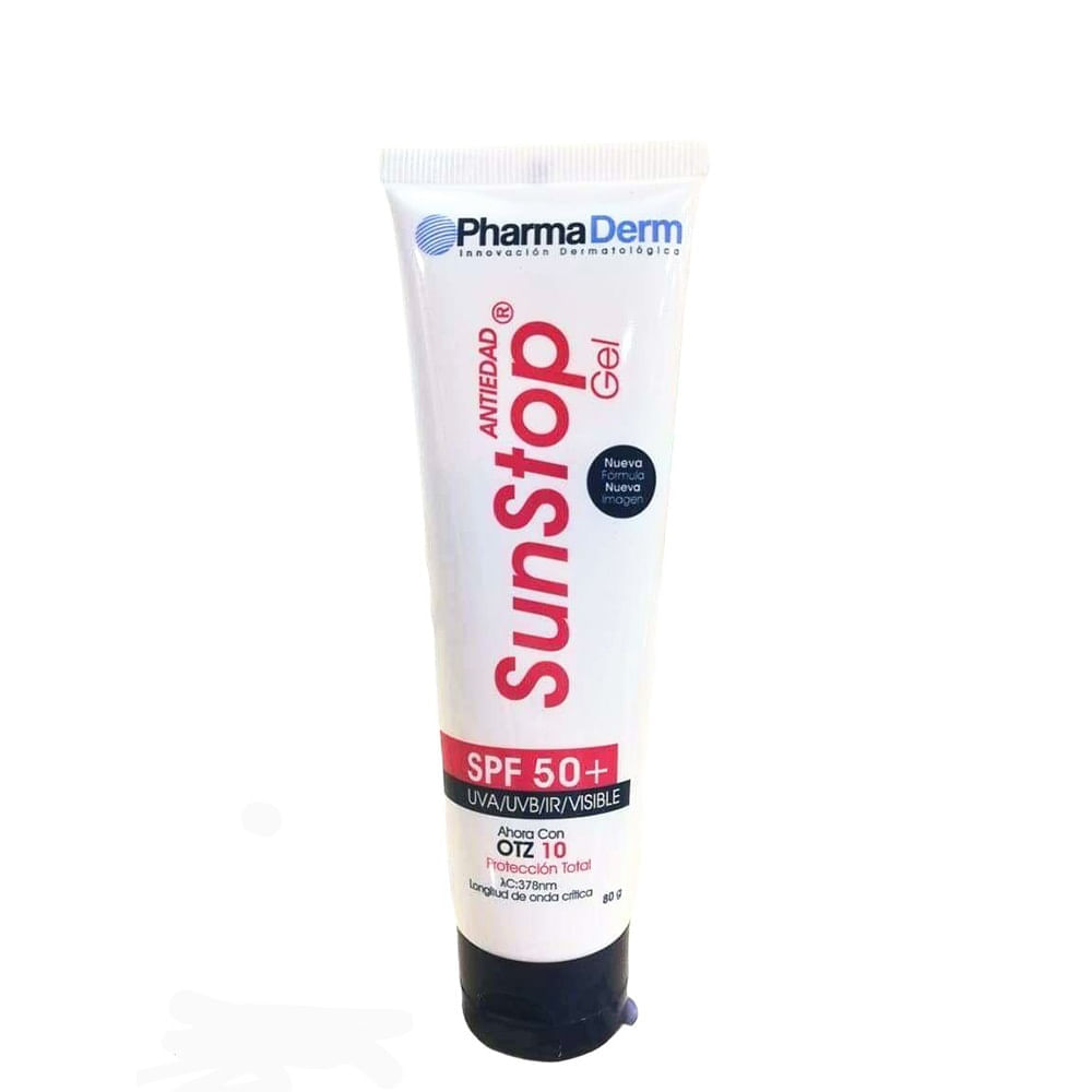 Protector Solar Sunstop Gel Antiedad Spf50 X 80G