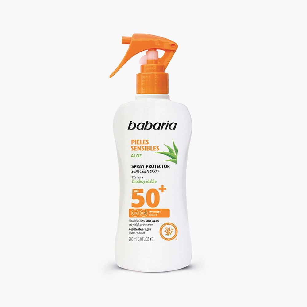 Protector Solar Babaria Sensible Spray Spf50 X 200ml