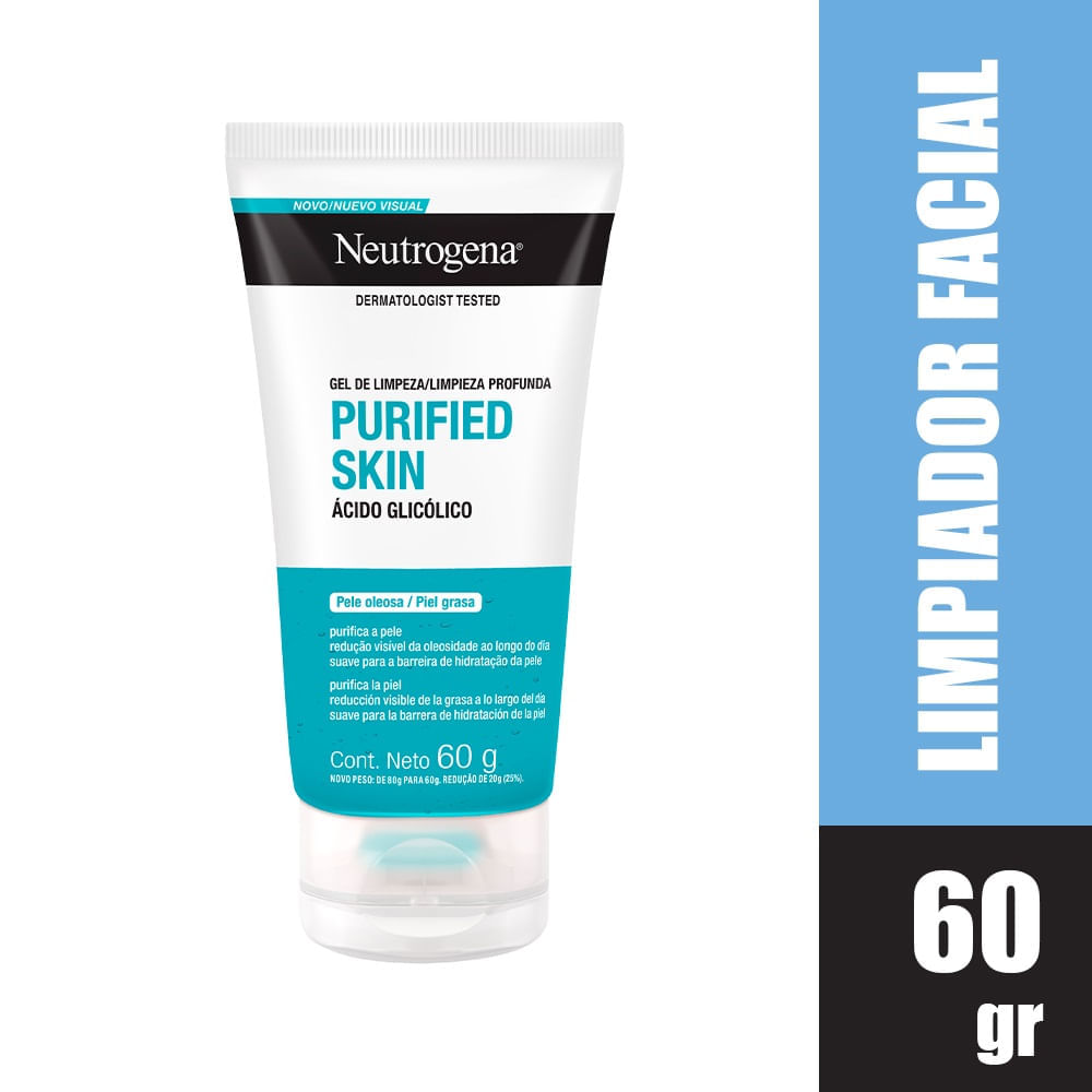 Gel Limpiador Facial Neutrogena Purified Skin X 60G