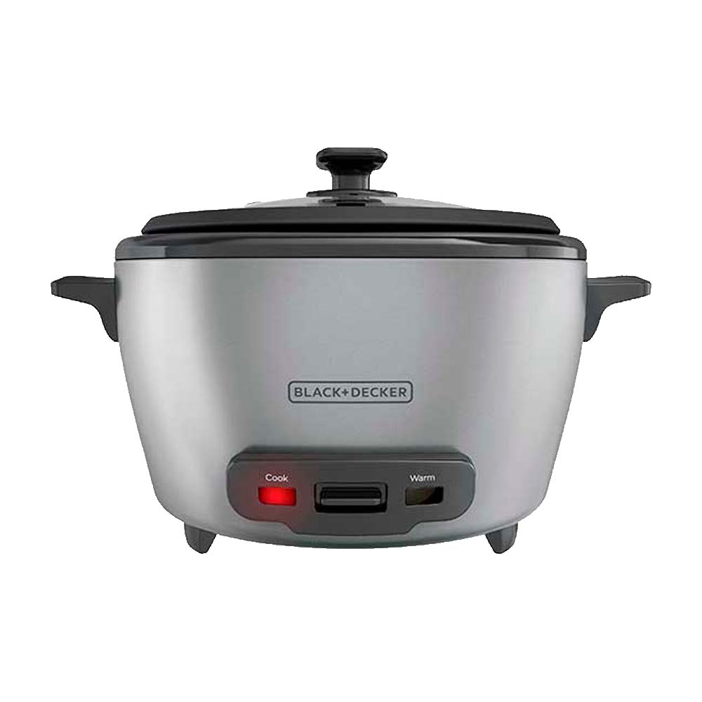Olla Arrocera Black & Decker 5 Tazas RC5200M Plata
