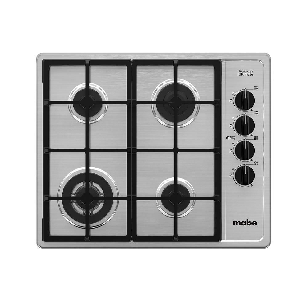 Cubierta de Empotre Mabe Gas 60cm Inox MABE PM6055NF0