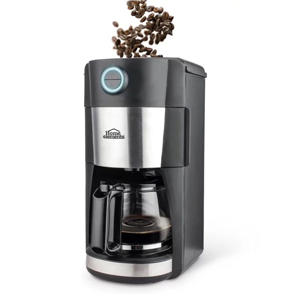 Cafetera Home Elements Moledor Cafe HECM1419N 12 Tazas 110 ml