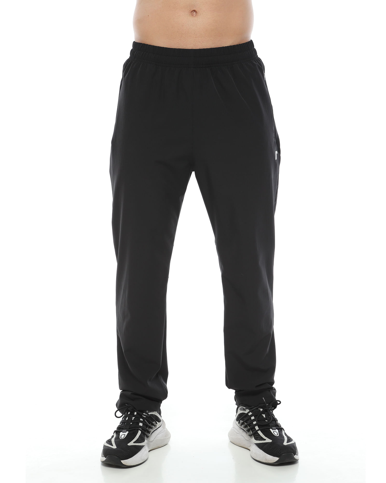 Pantalón Deportivo,  Color Negro/Negro  Para Hombre