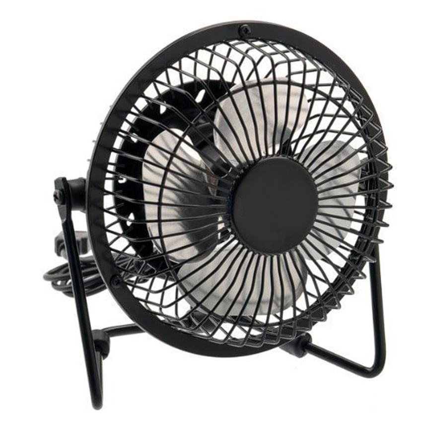 Ventilador USB Portátil 20cm Metálico Ajustable  Silencioso