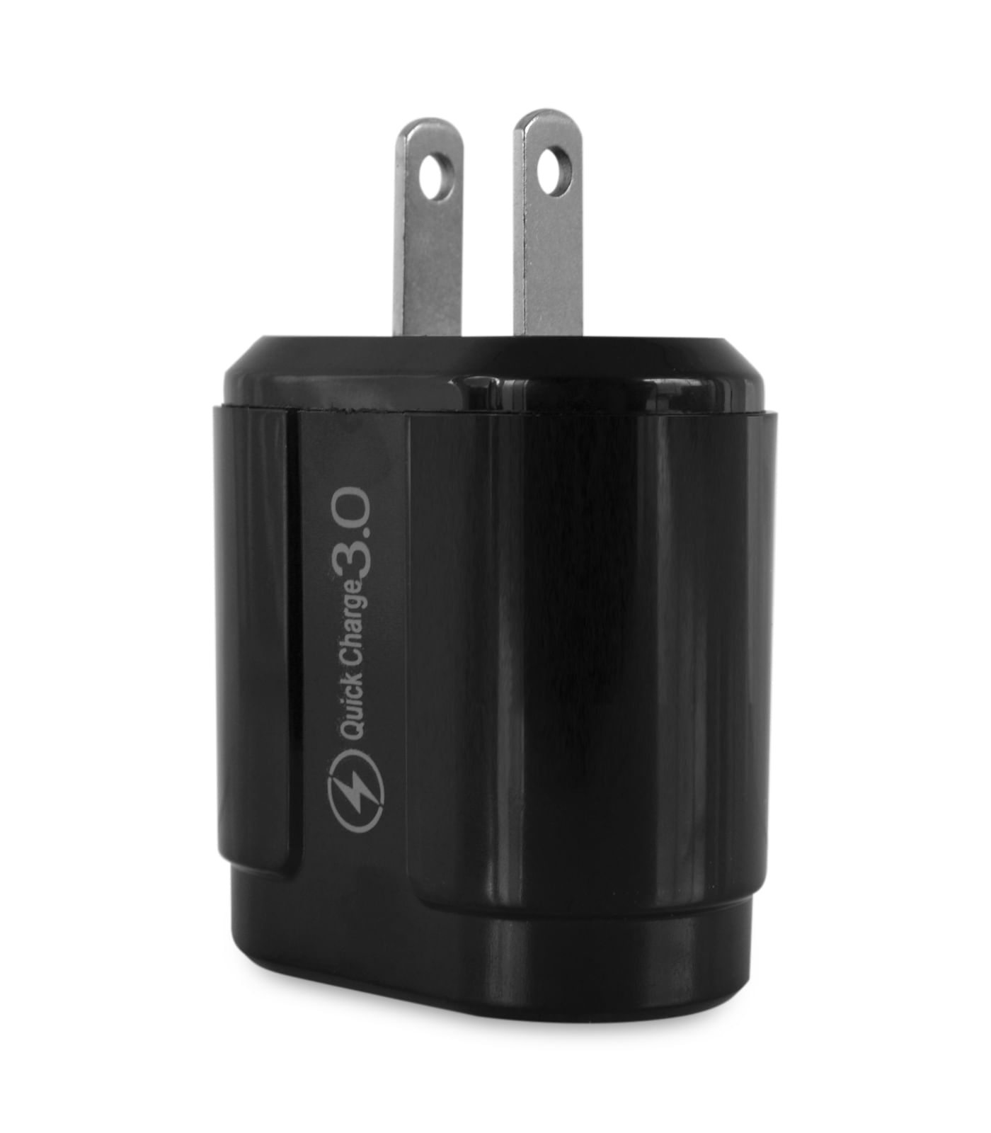 Cargador Carga Rapida Con Cubo y Cable Entrada USB A TIPO C Negro