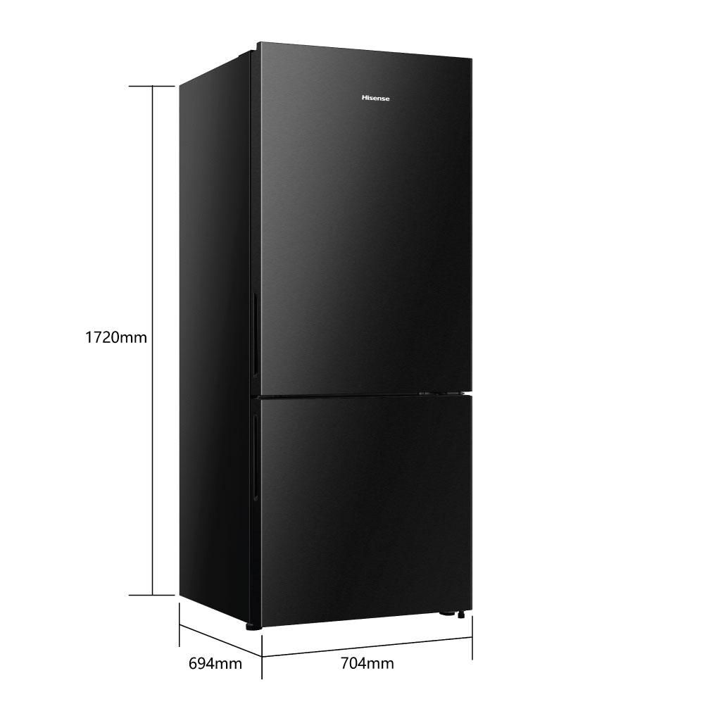 Nevera HISENSE No Frost Congelador Inferior 417 Litros BCD422 Negro