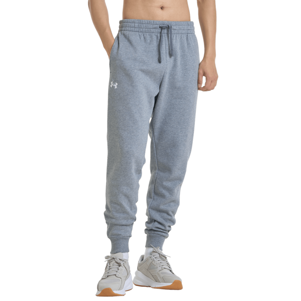UA Rival Fleece Joggers Pantalón gris de hombre para entrenamiento