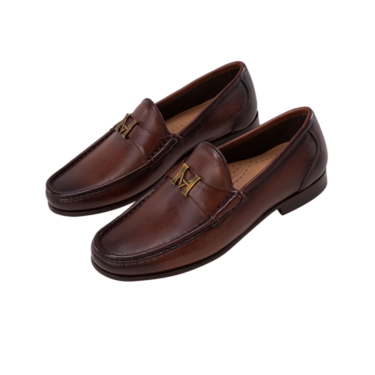 Mocasín vizcaya café Premium