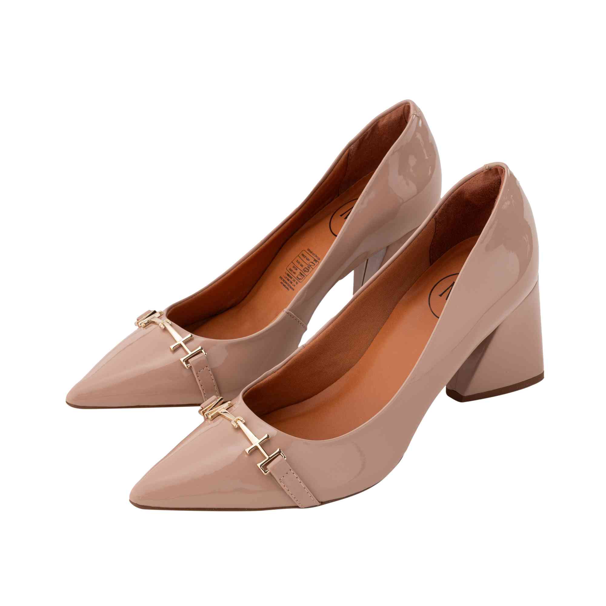 Tacon girasol charol hueso Julia