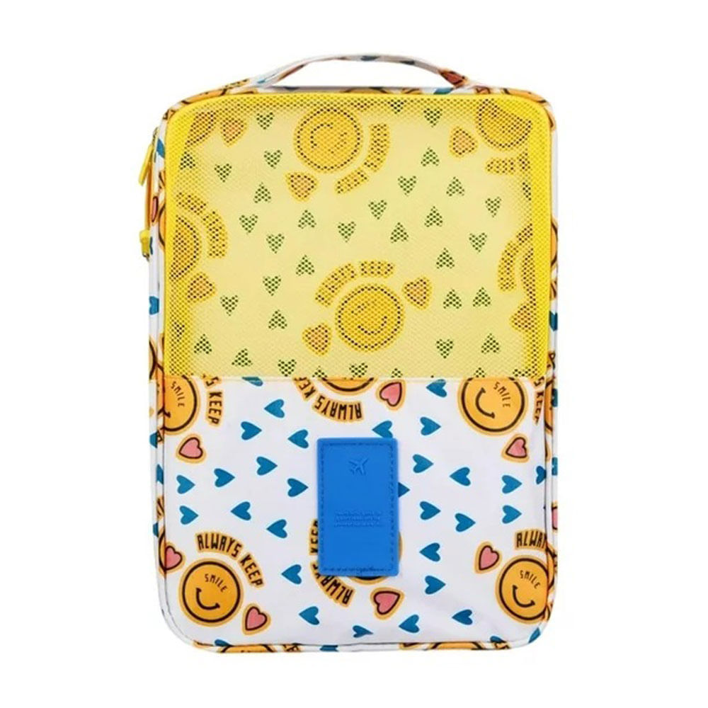 Organizador Viajero Zapatos Pequeño Impermeable Diseño Caras Am