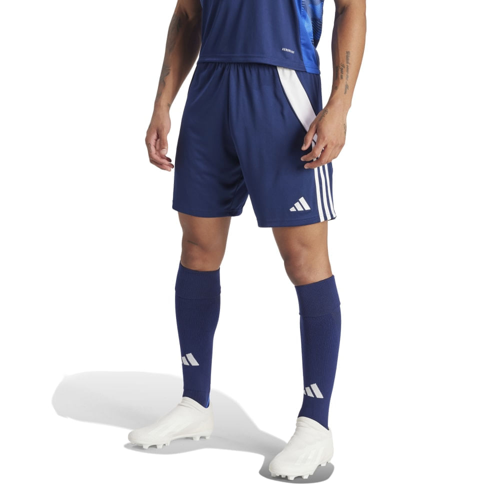 Adidas Tiro24 Sho Pantaloneta azul de hombre para futbol