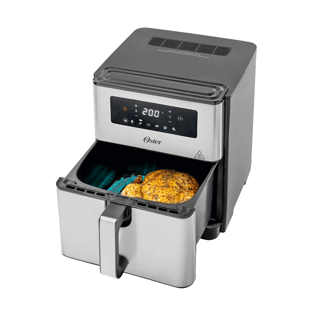 Freidora de Aire Oster Diamond Force Digital 9 Litros Plata