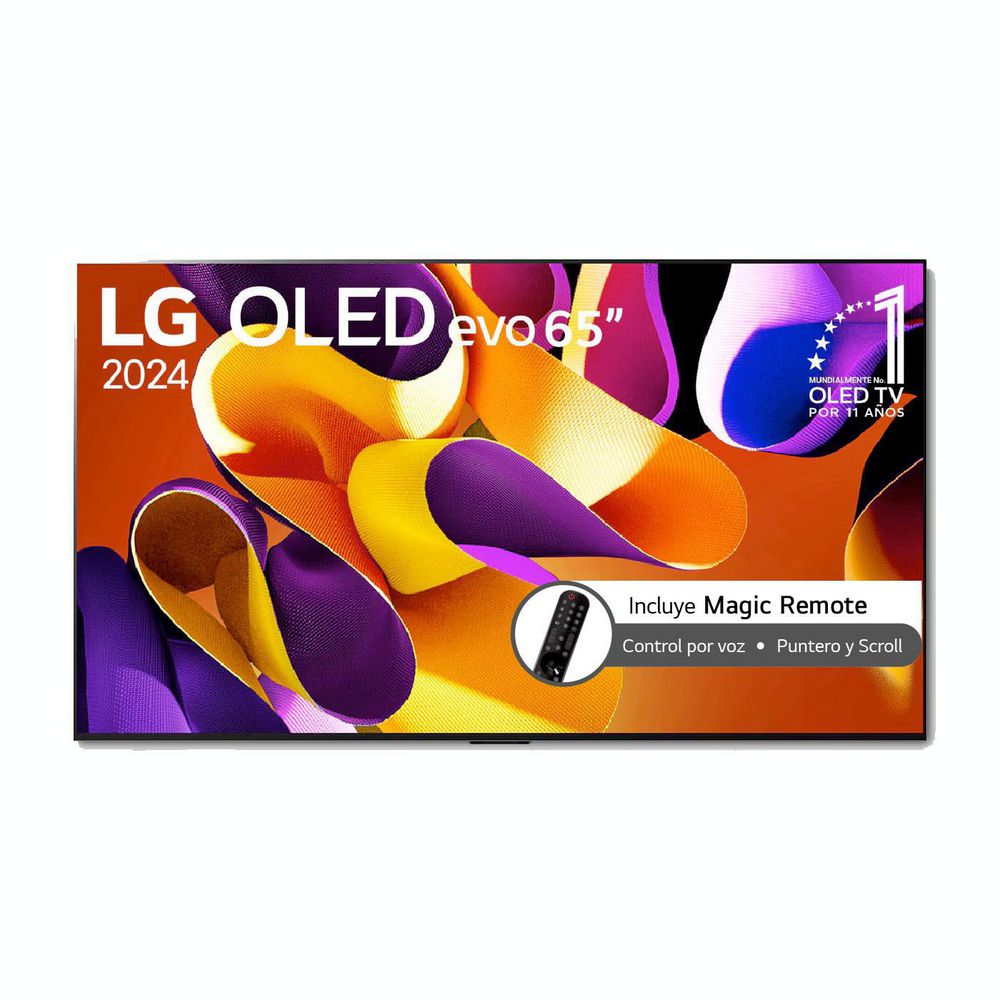 Televisor LG 65 Pulgadas OLED Uhd4K Smart TV OLED65G4PSA.AWC