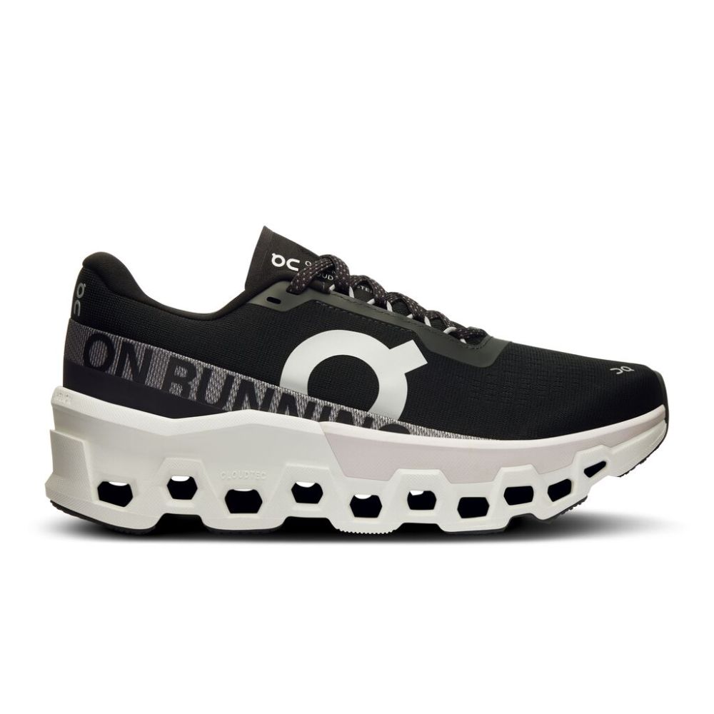 On cloudmonster 2 tenis negro de mujer para correr