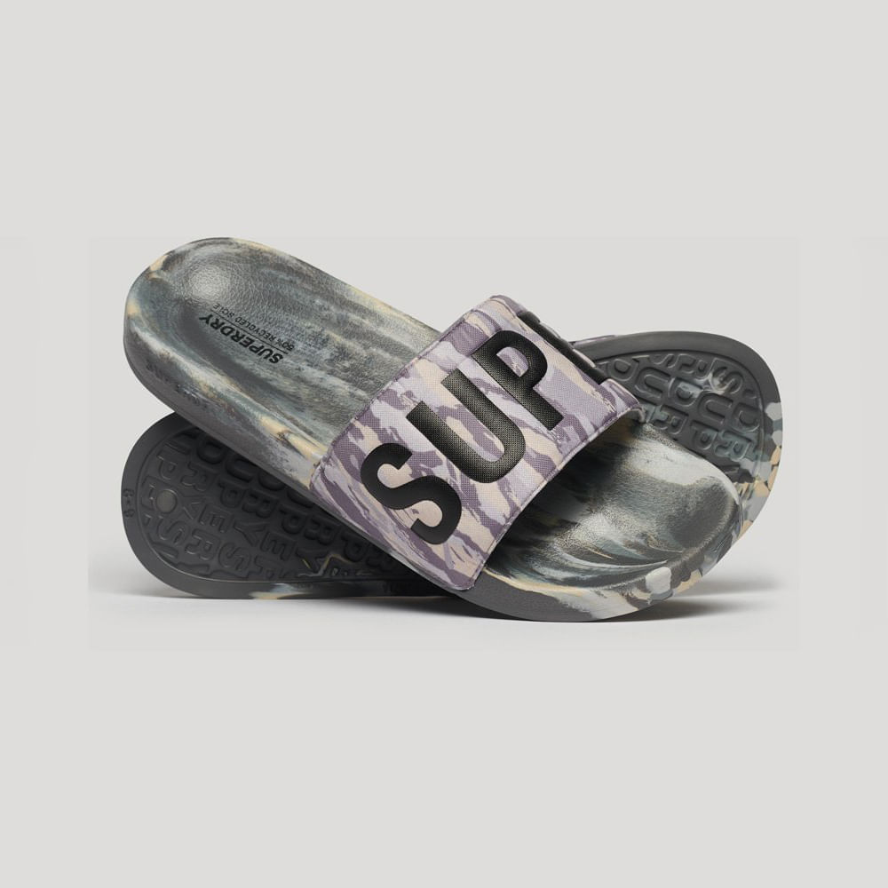 Sandalias Para Hombre Camo Vegan Superdry