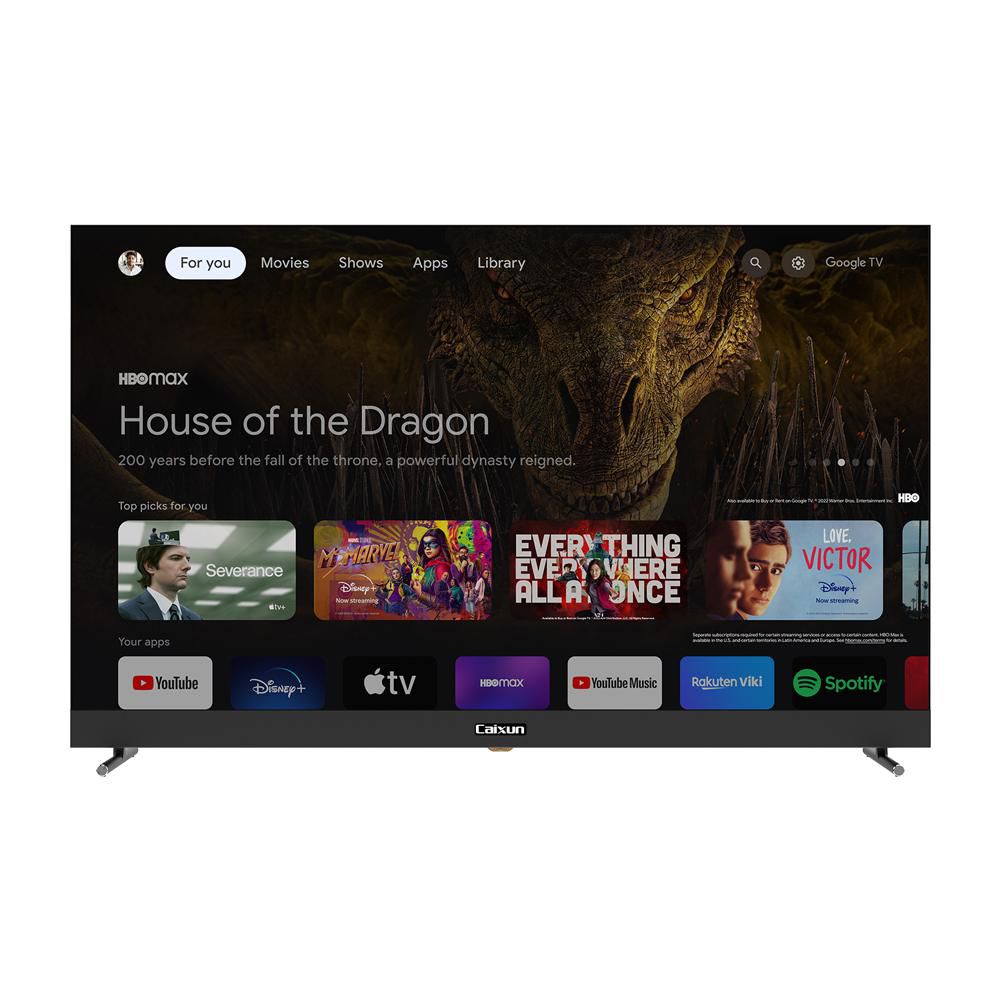 Televisor  CAIXUN 55 Pulgadas LED Uhd4K Smart TV C55VSUG