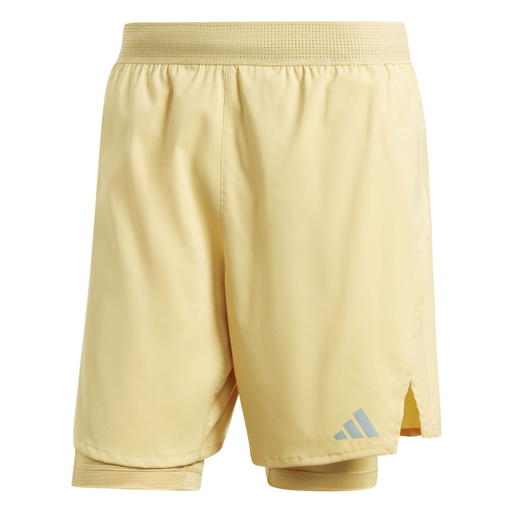 Adidas Hiit Elev Sho Pantalonetas Beige De Hombre Para Entrenamiento