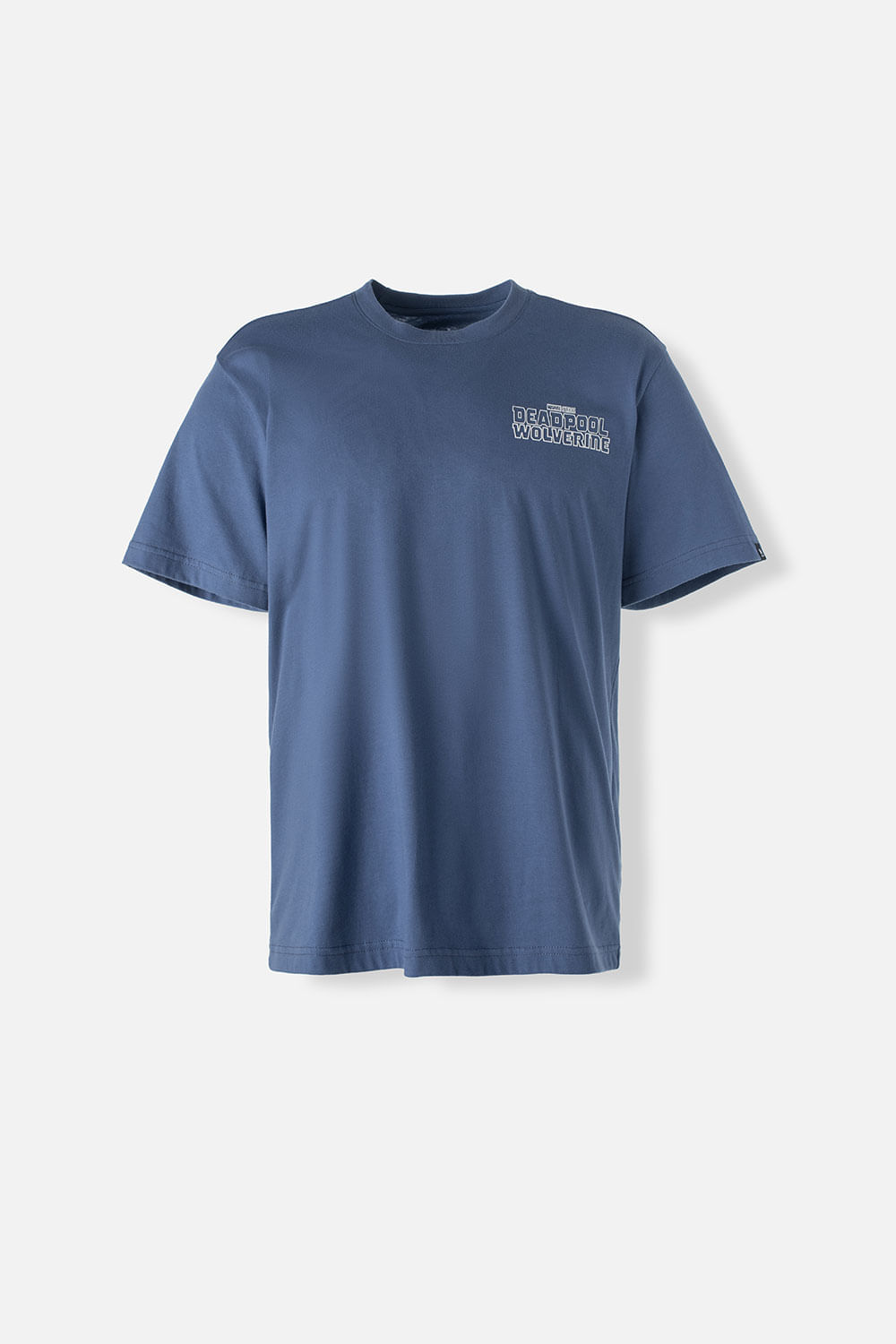 Camiseta de Marvel azul con estampado en espalda para hombre