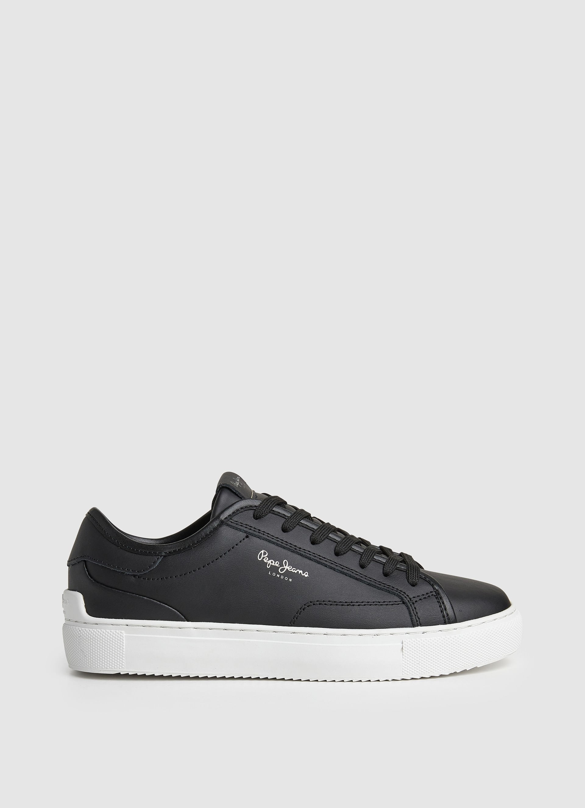 Tenis Pepe Jeans Mujer Adams Basy Color Negro
