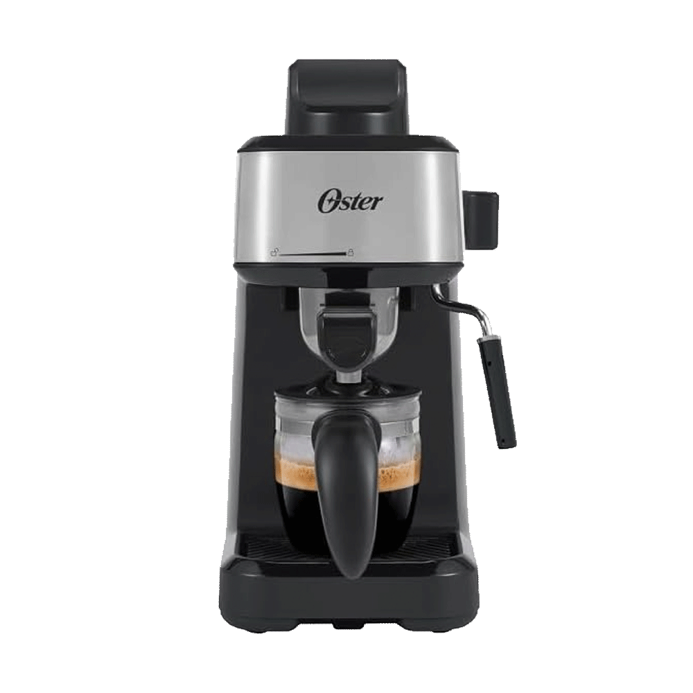 Cafetera Oster Espresso Vapor 4 Tazas Plata