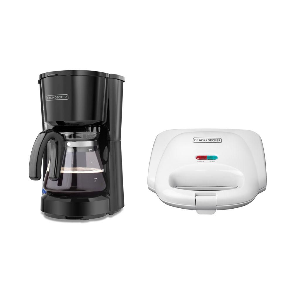 Combo Sanduchera +Cafetera 5T BLACK & DECKER CBBD1743