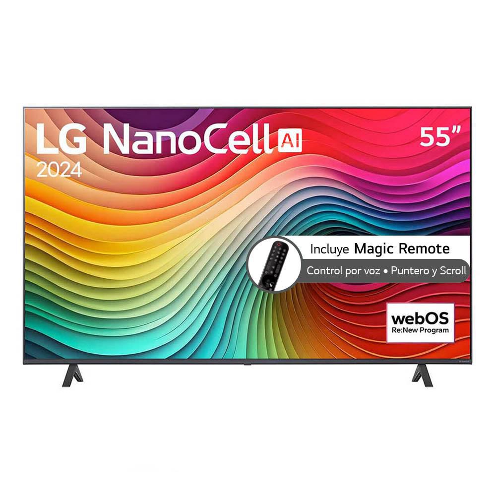 Televisor LG 55 Pulgadas Nano Cell Uhd4K Smart TV 55NANO80TSA.AWC