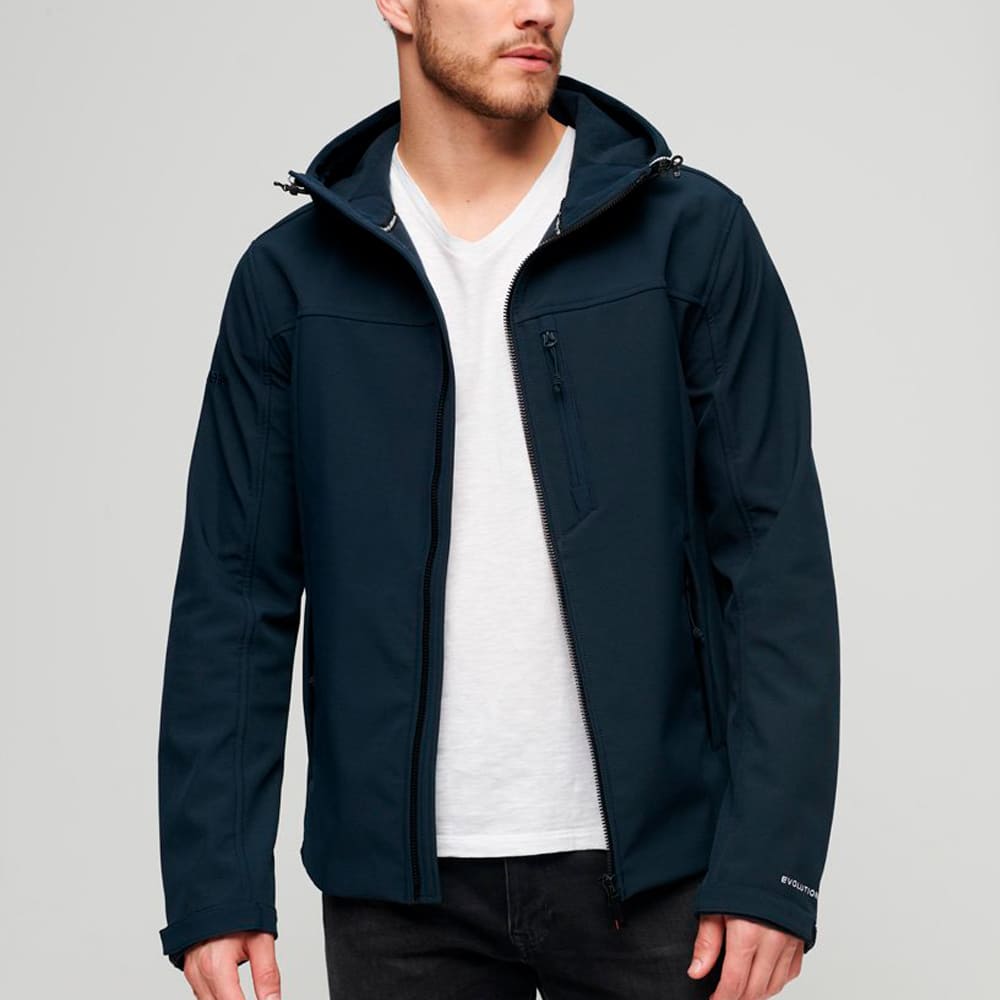 Chaqueta Rompe Vientos Para Hombre Soft Shell Superdry