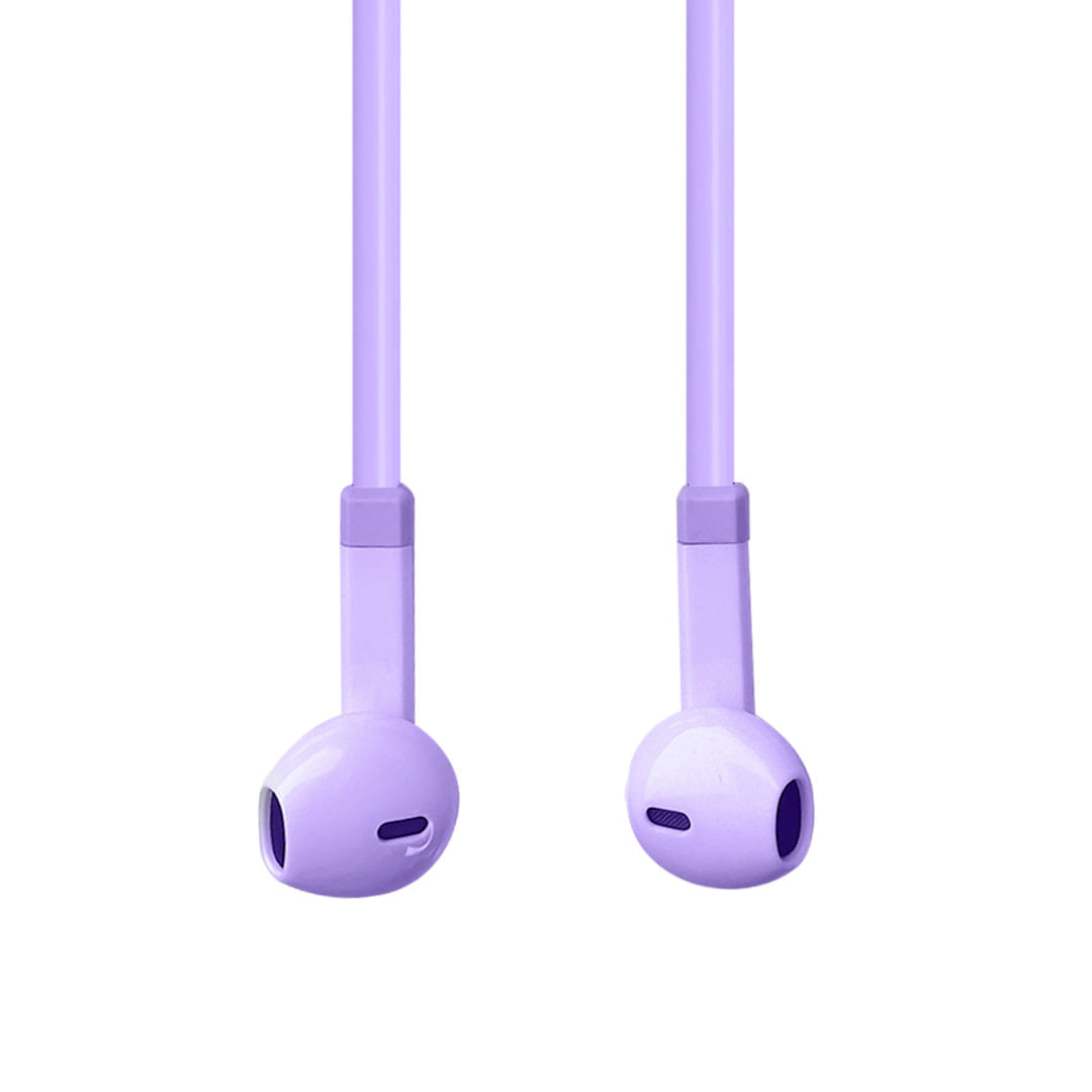 Manos Libres Auriculares  3.5 Bogo  Color Violeta