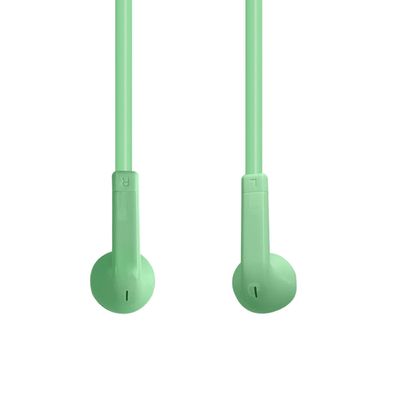 Manos Libres Auriculares  3.5 Bogo  Color Verde