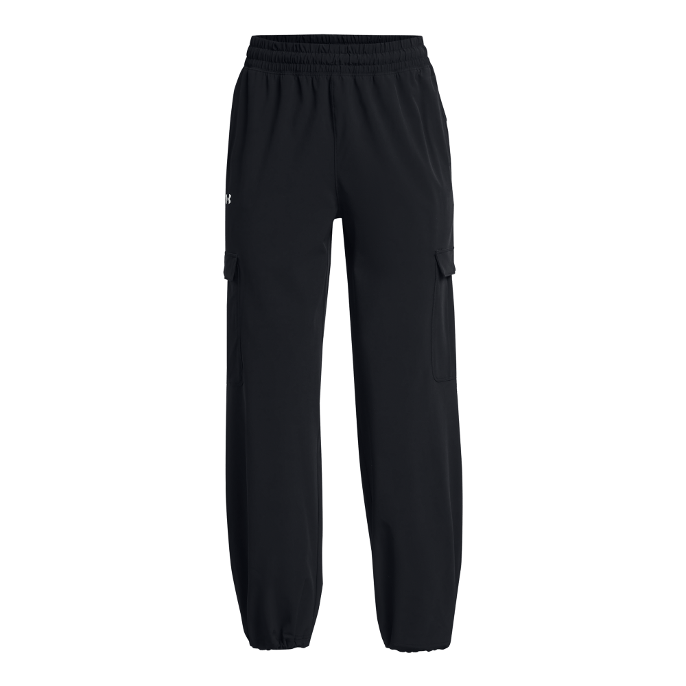 Under Armour Armoursport Woven Cargo Pant Pantalones Negro De Mujer Para Entrenamiento