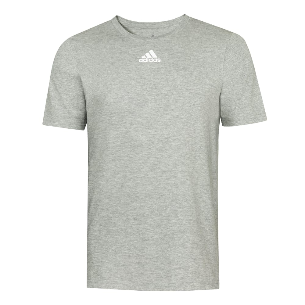 adidas m small logo t camiseta manga corta gris de hombre para moda