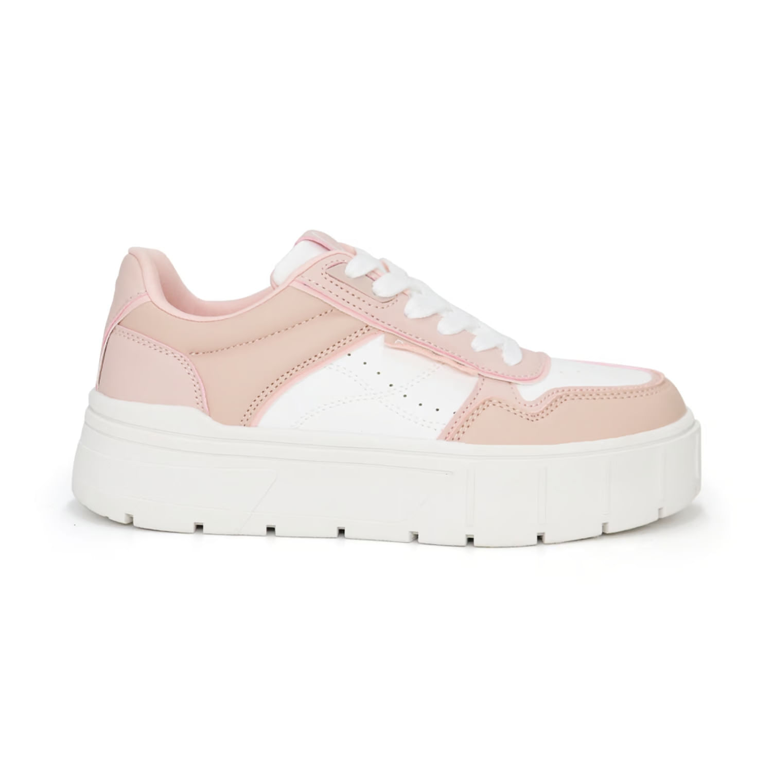 Tenis Op Anabela Para Mujer Color Rosa
