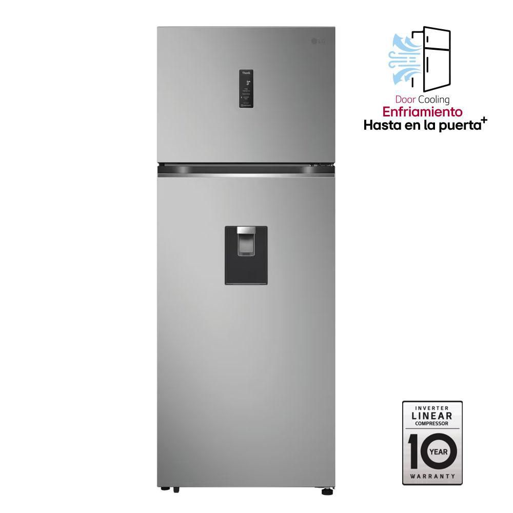 Nevera LG No Frost Congelador Superior 459 Litros  VT45APYC Gris