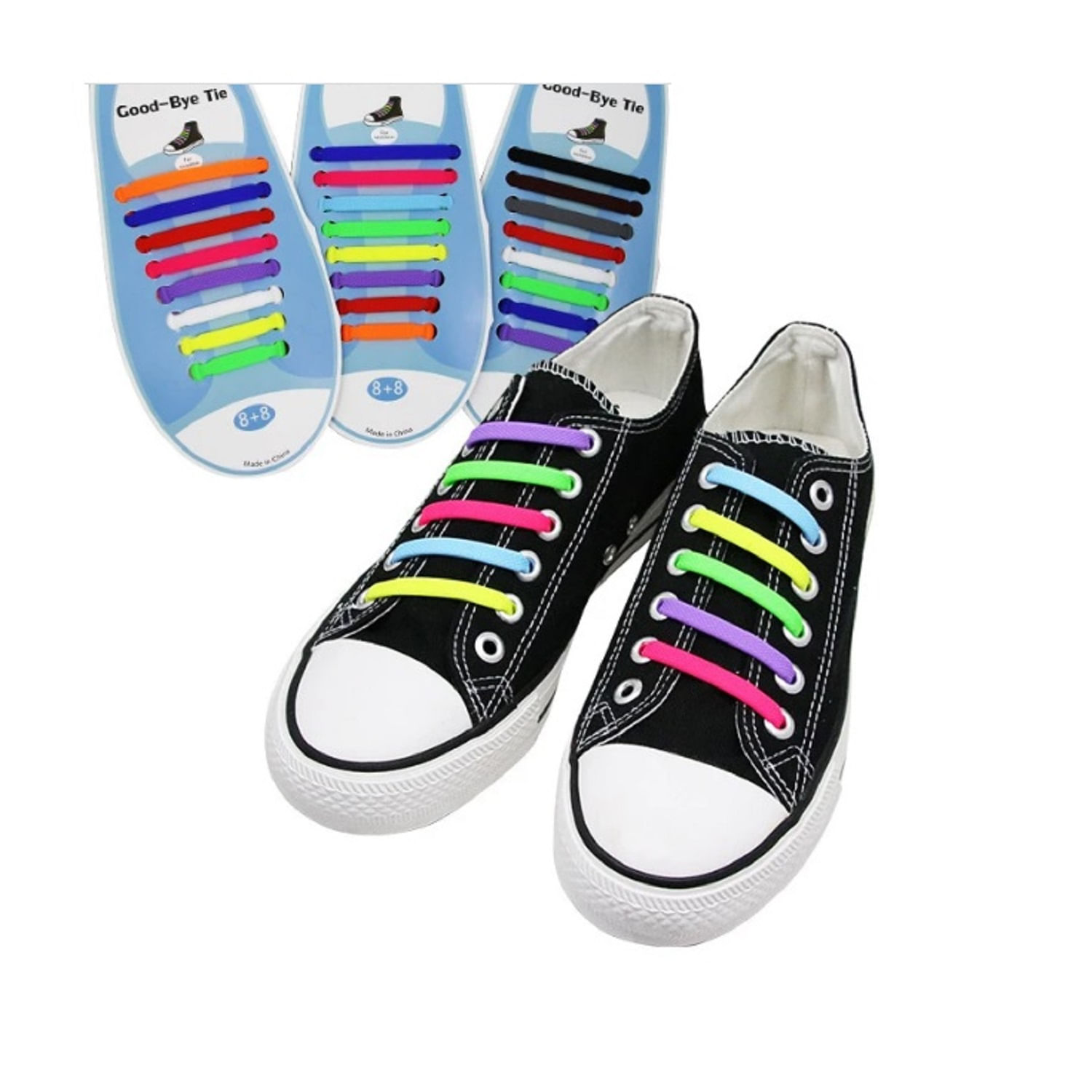 Cordon Cordones Elasticos Silicona Tenis Zapatos