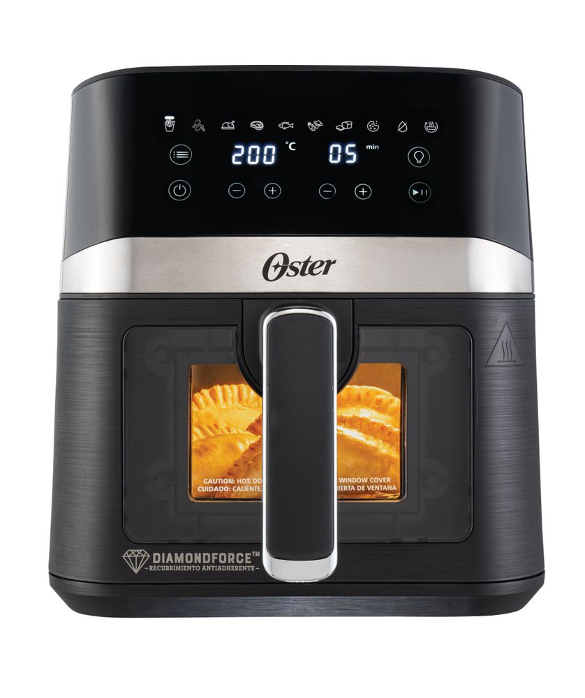 Freidora 4L Digital OSTER 4litros Digital Negro con plateado 2204927