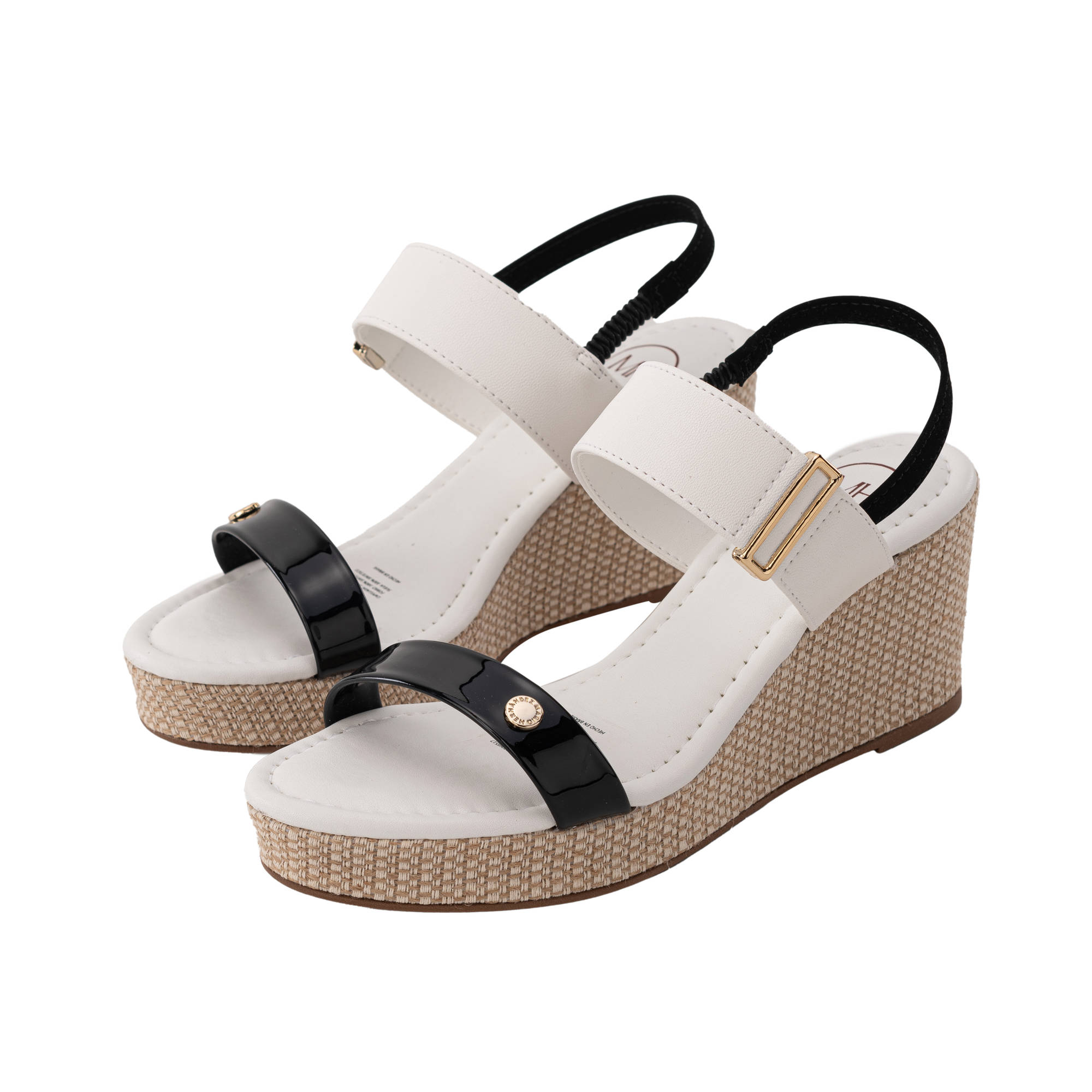 Sandalias bera negro blanco Brisabonita