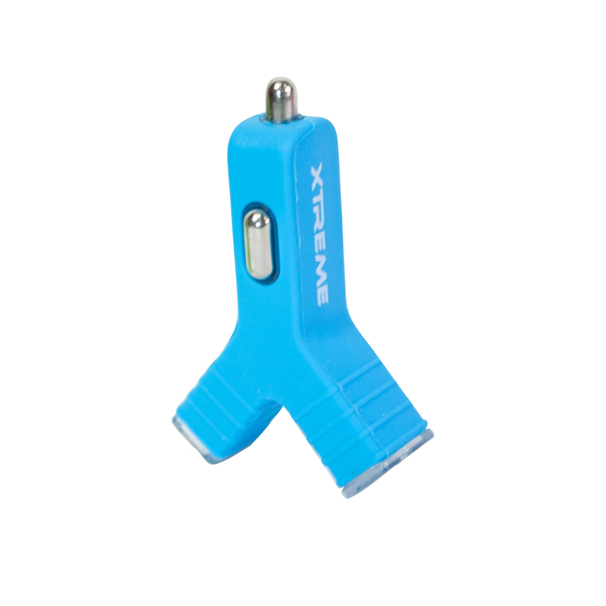 Cargador de Carro Xtreme 2,1 Amperios doble USB Color Azul