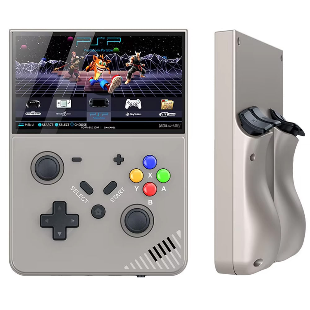 Consola Videojuegos Portátil R43 +19,000 Pantalla LED HD Gris