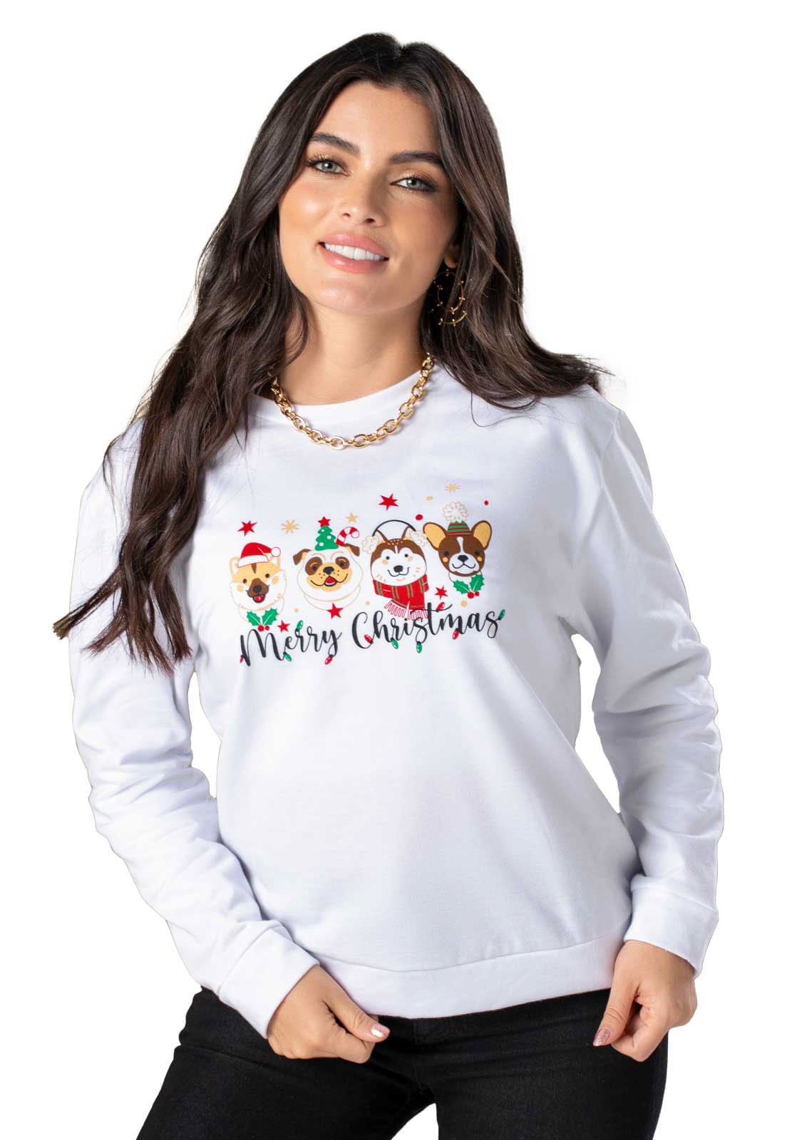 Buzo Mujer Blanco Mp 3133