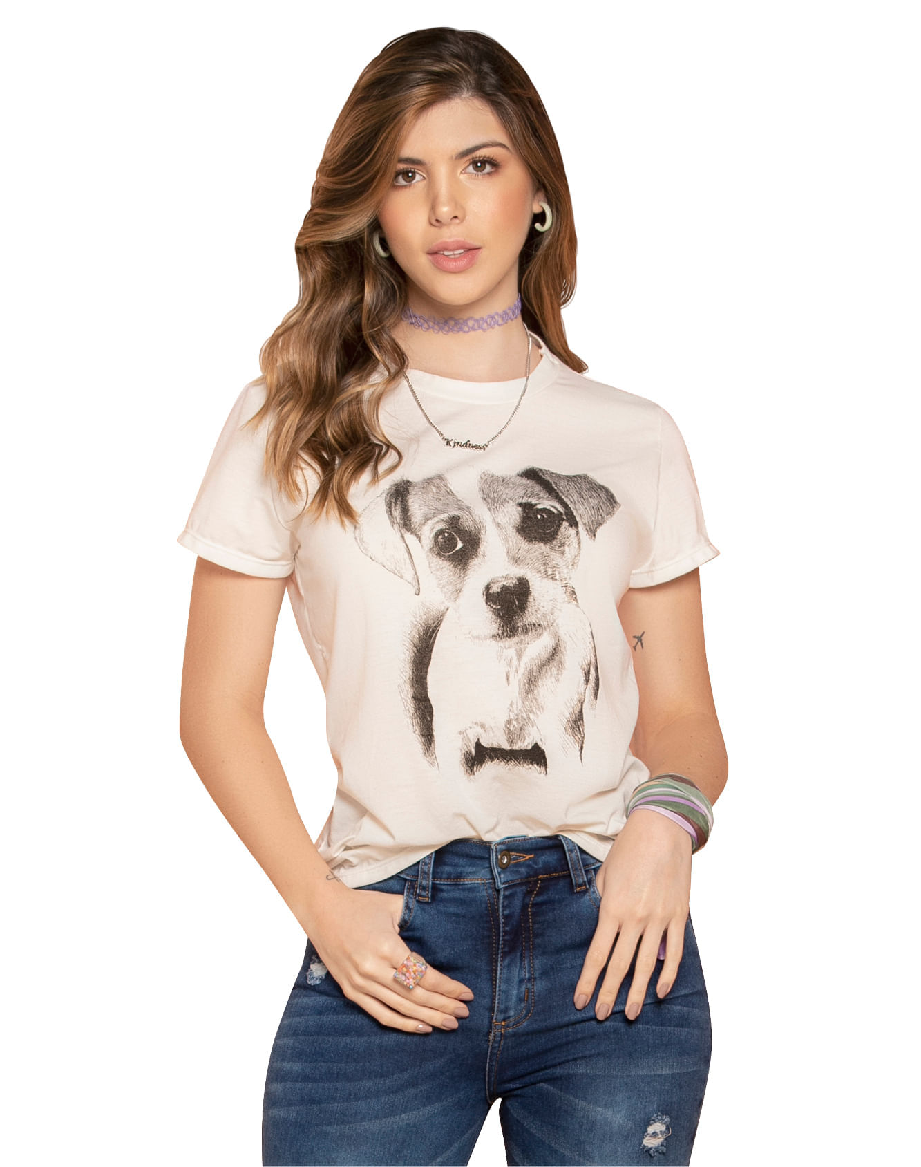 Camiseta Juvenil Marfil Atypical 91562