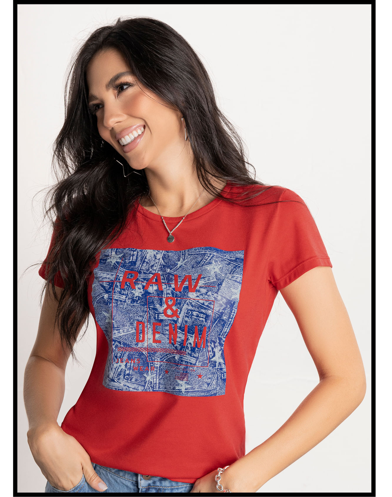 Camiseta Juvenil Rojo Atypical 1527