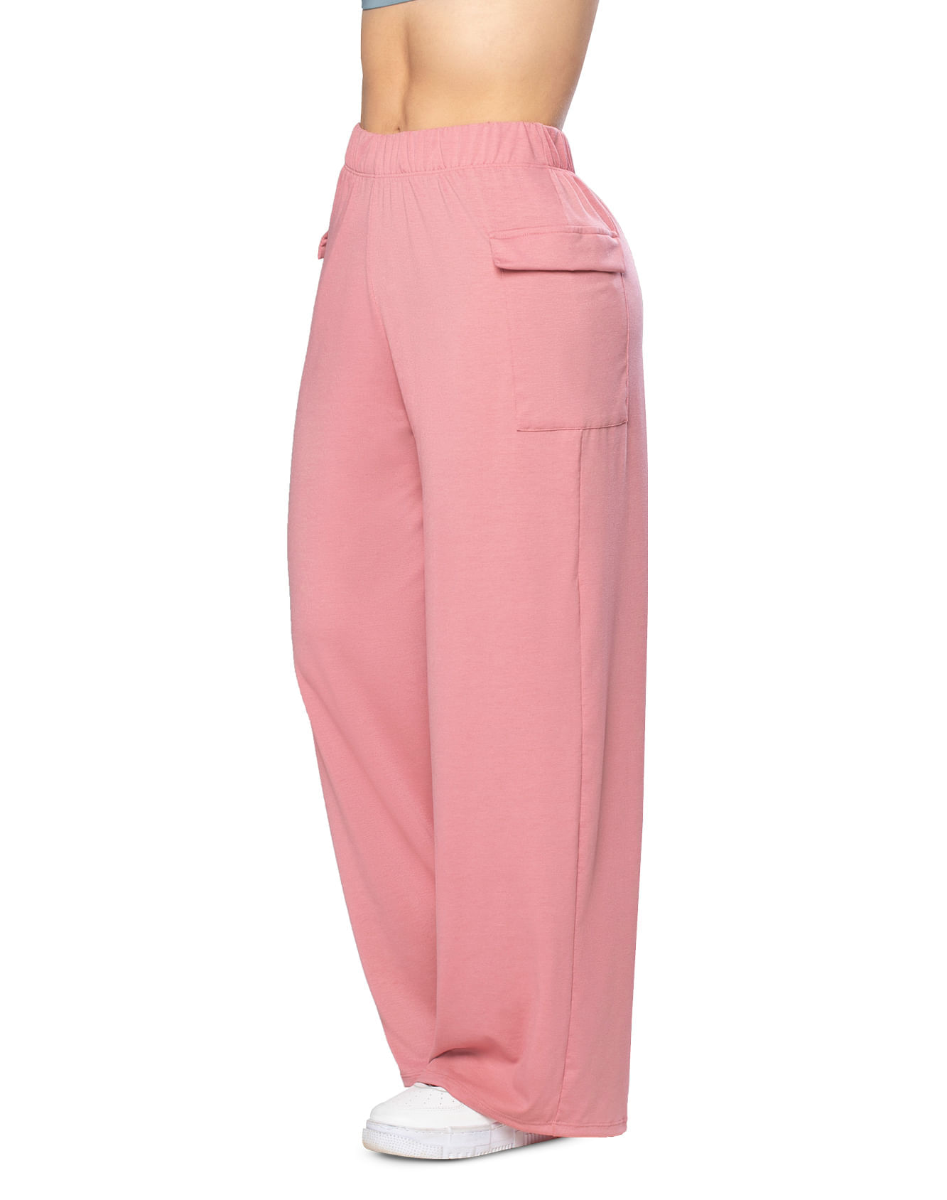 Pantalón Sudadera Mujer Rosa FI 7338