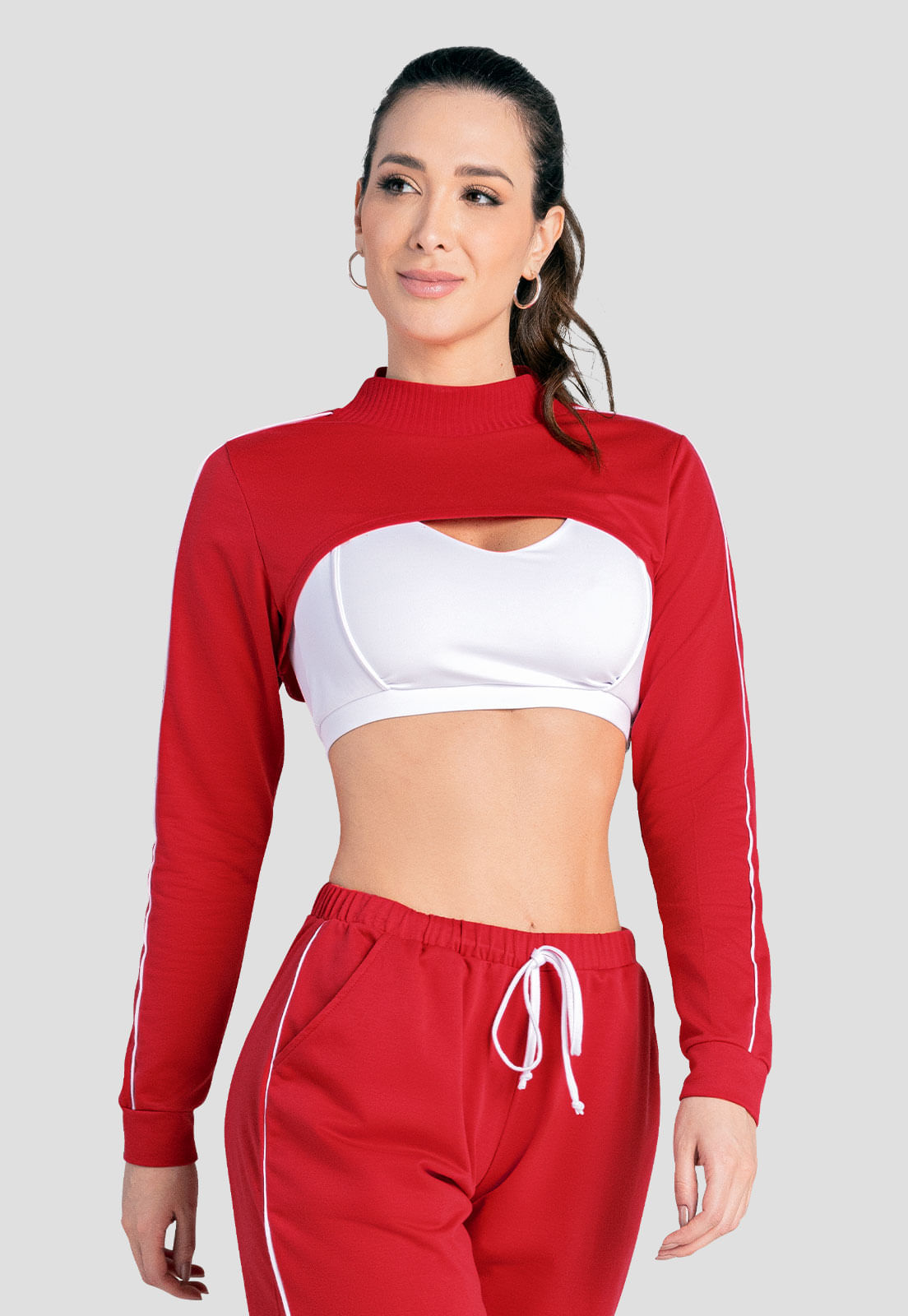 Buzo Mujer Rojo Fi 103859