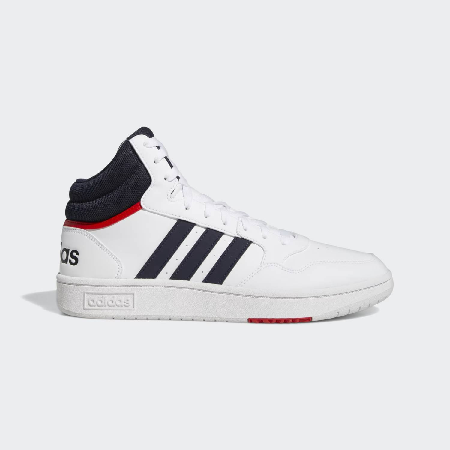 Tenis Adidas Hombre Hoops 3.0 Mid Classic Vintage Blanco Azul GY5543